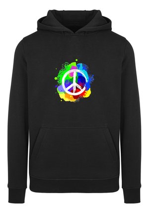 MÄNNER PEACE   GRAFFITI  - Sweat à capuche - black