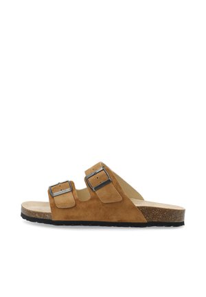 BIALORENZO SLIDE SUEDE - Sandalen - tan