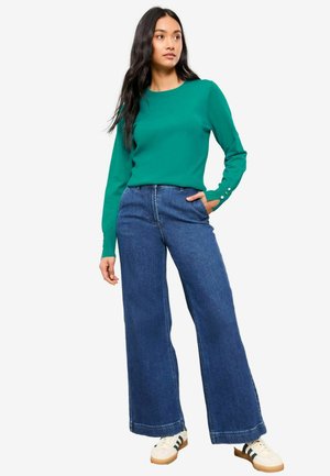 REGULAR FIT - LONG SLEEVE CREW NECK  - Pullover - teal green