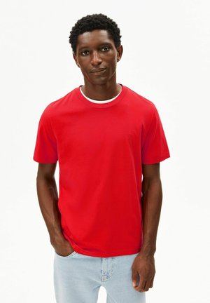 JAAMES - T-Shirt basic - mars red