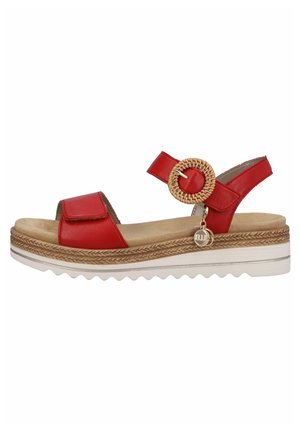 Remonte Sandales à plateforme - rouge