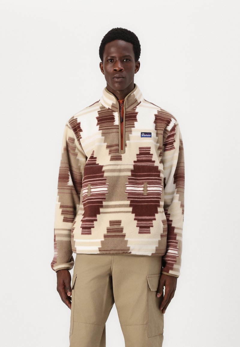 Penfield FOREFRONT FRAYLOCK QUARTER ZIP - Vesta od flisa - lead gray