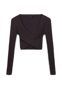 Strickpullover - marrone scuro