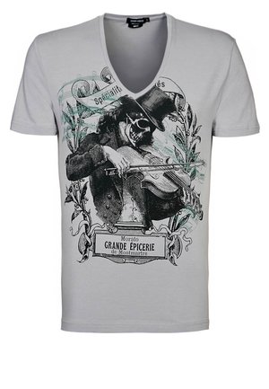 T-Shirt print - light grey