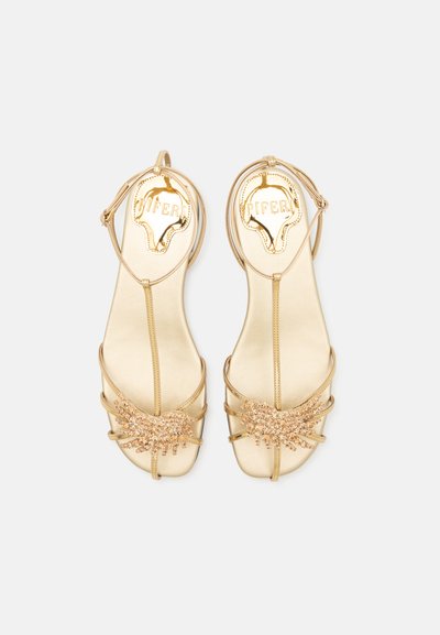 PIFERI MAGGIO - Sandals - mirror/gold
