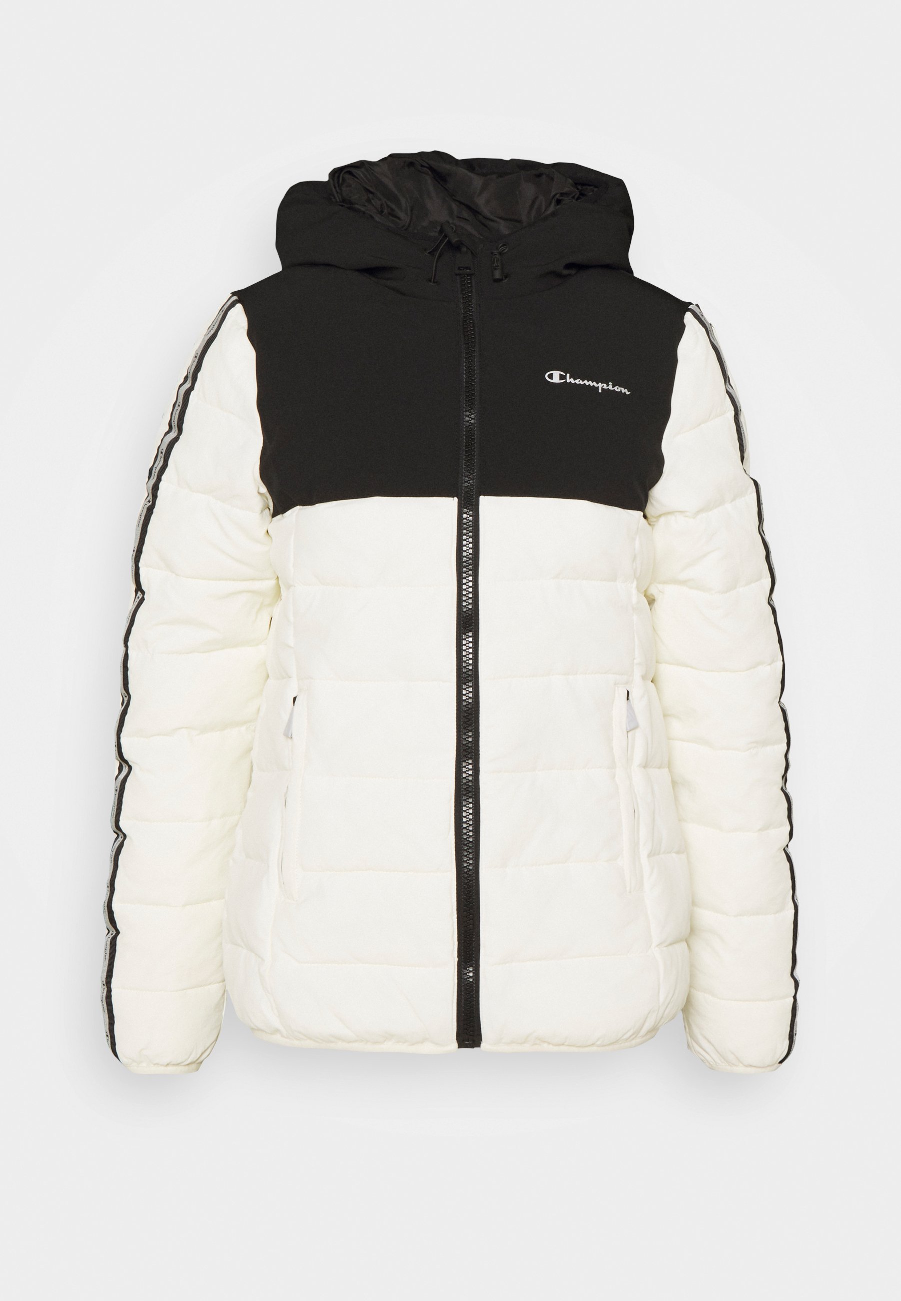 Champion Hooded Jacket Legacy Training Jacket Offwhite Off White Zalando De