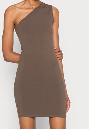 Robe fourreau - brown
