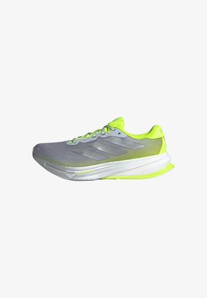 SUPERNOVA RISE 2 - Zapatillas running asfalto - halo silver silver metallic lucid lemon