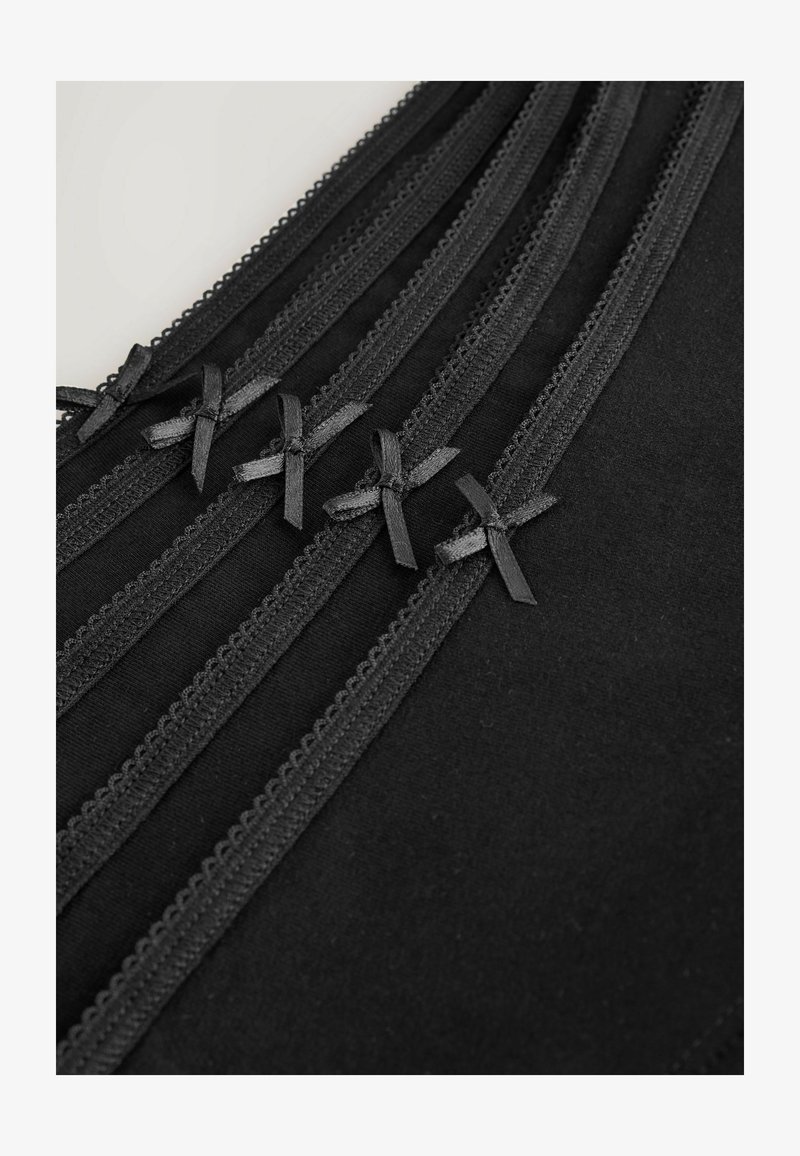 Confezione da 5 slip misto cotone Colore nero Confezione da 5 slip misto cotone Colore nero