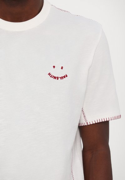 PS Paul Smith CASUAL FIT HAPPY - T-shirt basique - off white