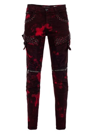Cipo & Baxx ROCKIGEN DESIGN - Jeans Slim Fit - burgunder