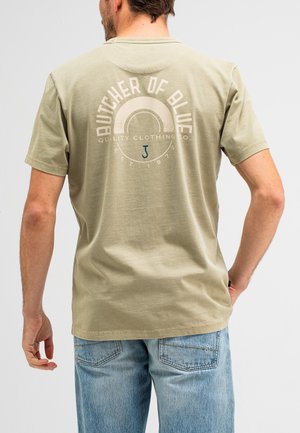 Print T-shirt - leaf green