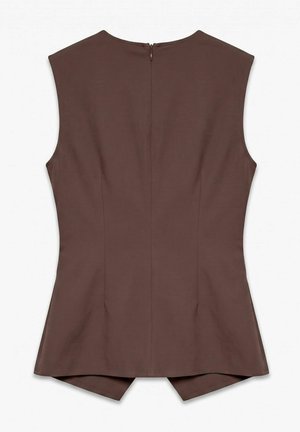 Vero Moda, TOP VMOLIVE TOP - Blouse - chocolate martini