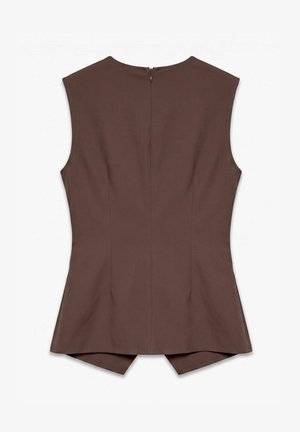Vero Moda, TOP VMOLIVE TOP - Blouse - chocolate martini