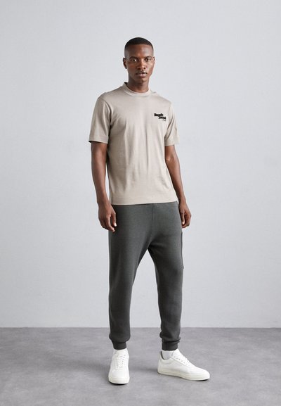 Emporio Armani Apdrukāts T-krekls - beige