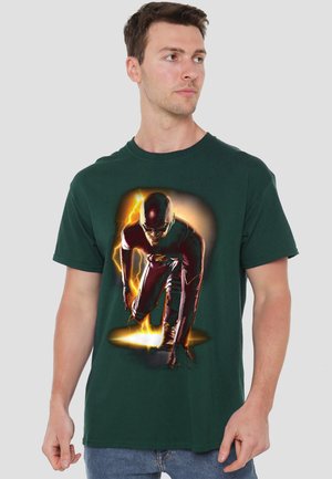 Cotton Soul, THE FLASH READY - Print T-shirt - dark green
