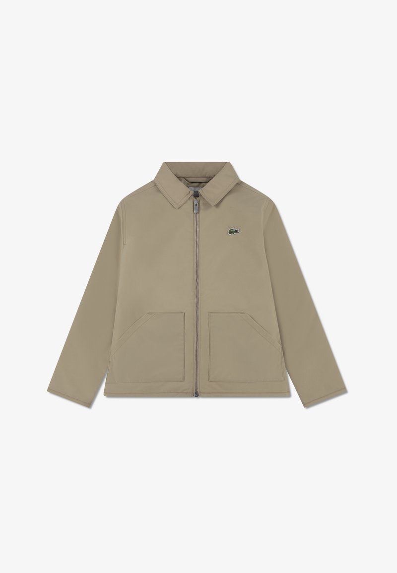 Lacoste PATCH JACKET - Jachetă subțire - beige