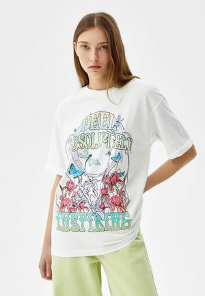 SHORT SLEEVE - T-shirt con stampa - white