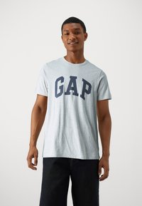 GAP LOGO 2 PACK - Marškinėliai su spaudiniu - grey/blue