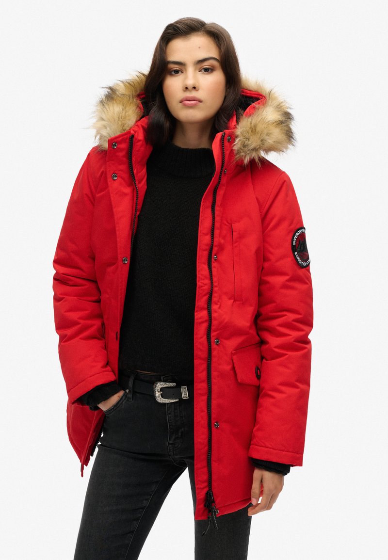 Superdry & Co EVEREST - Parka - high risk red/red - Zalando