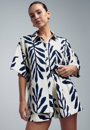 ST MRLO KADY - Košilová halenka  - navy blue leaf