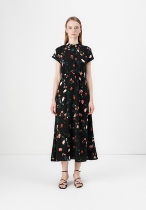 VMNEWHALLIE TIE DRESS - Shirt dress - black