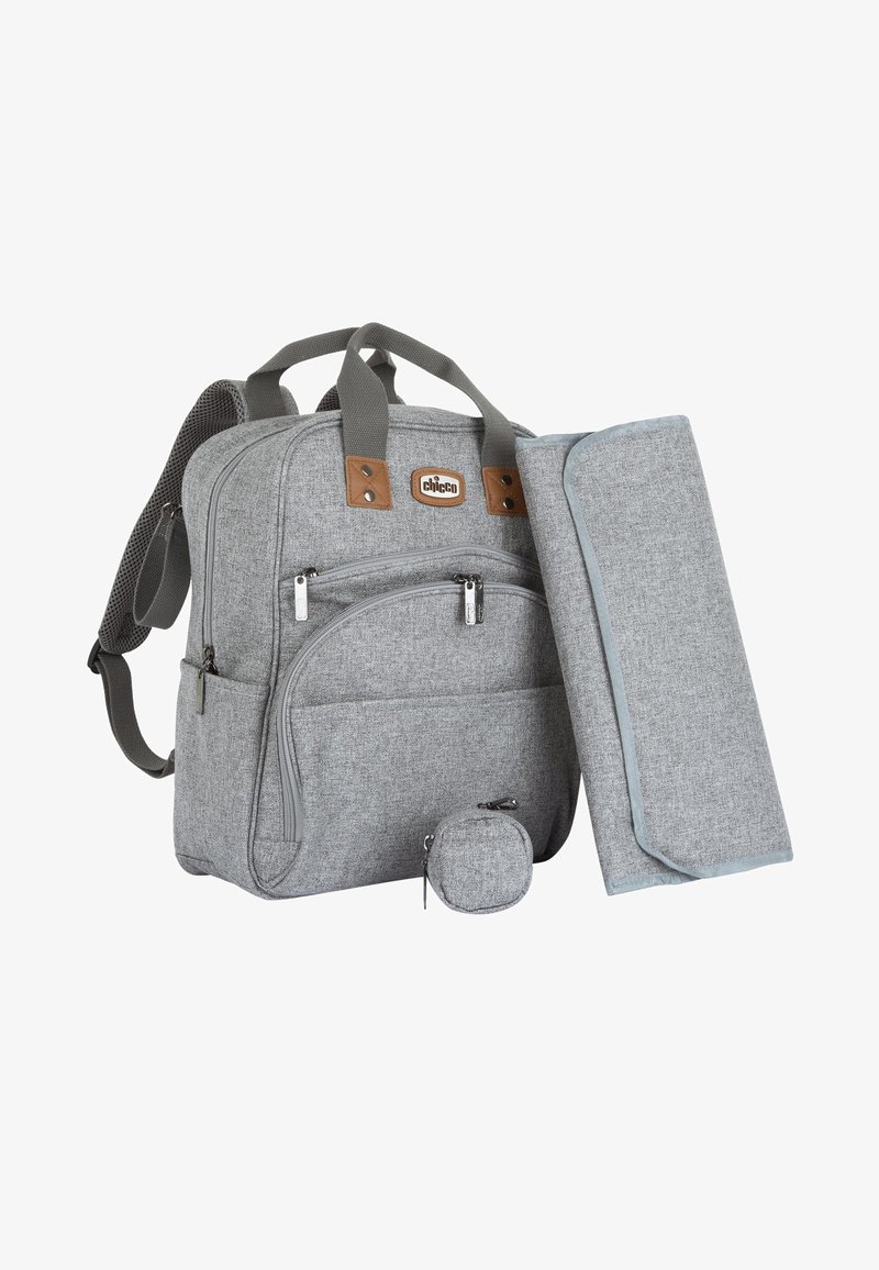 Ruvalino Luiertas rugzak, baby luiertas rugzak met Changing Mat voor mama en papa (Grijs Ruvalino Luiertas rugzak, baby luiertas rugzak met Changing Mat voor mama en papa (Grijs