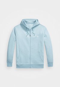 DOUBLE-KNIT FULL-ZIP HOODIE - Cipzáras pulóver - modern blue heather