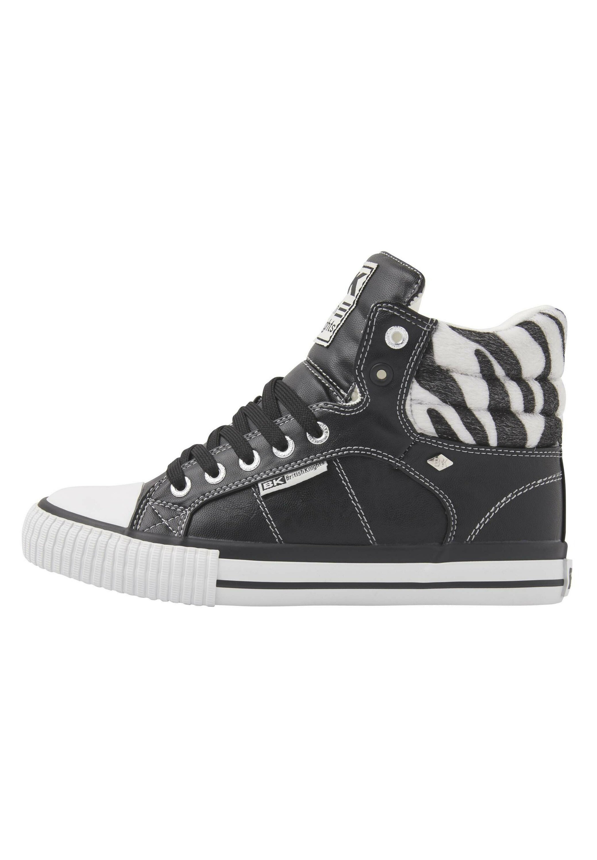 British Knights SNEAKER ATOLL - Sneaker high - black/zebra/schwarz -  Zalando.de