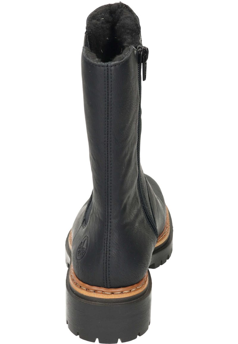 Rieker Stivaletti con plateau schwarz/nero