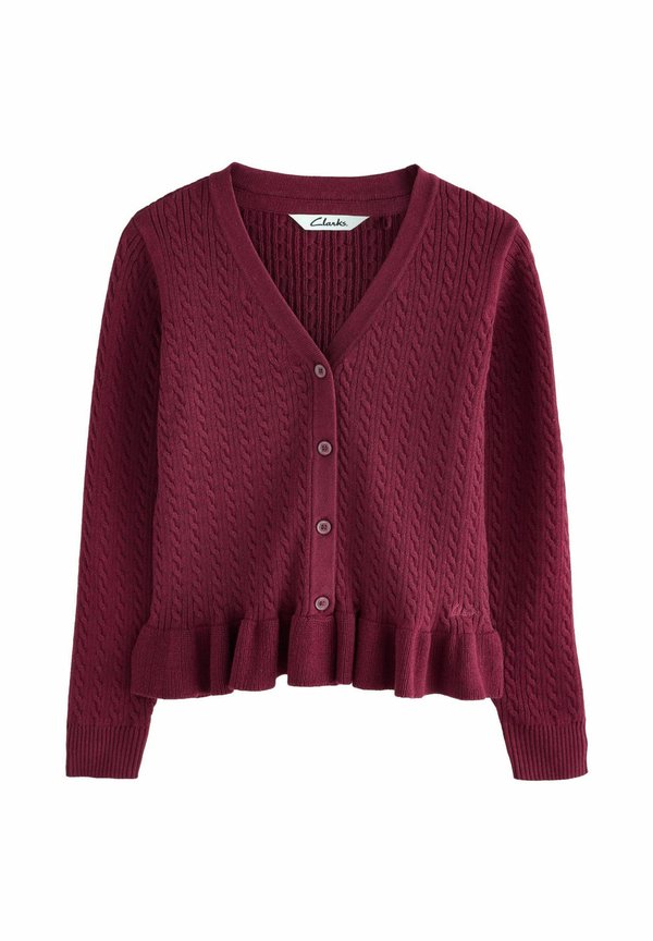 REGULAR FIT - CABLE FRILL SCHOOL - Strickjacke