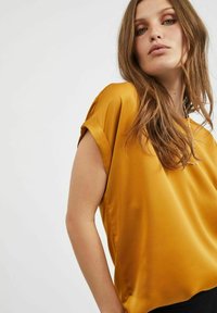 VILA VIELLETTE S/S  NOOS - Základné tričko - chai tea