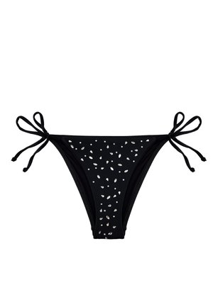 Koton, STONE-EMBELLISHED BIKINI BOTTOM. - Bikinibroekje - black