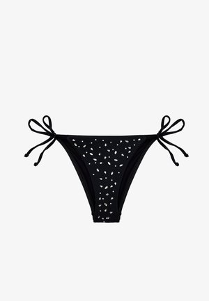 Koton, STONE-EMBELLISHED BIKINI BOTTOM. - Bikinibroekje - black
