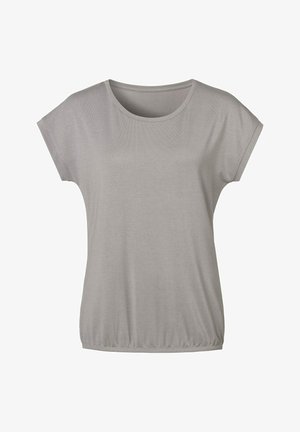 LASCANA, Basic T-shirt - grau
