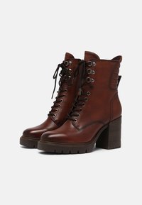 Tamaris Botines de tacón - cognac