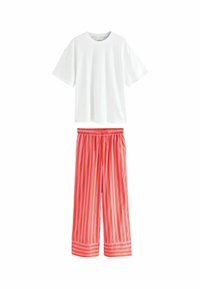 Next SET - Nattøj sæt - fluro pink stripe