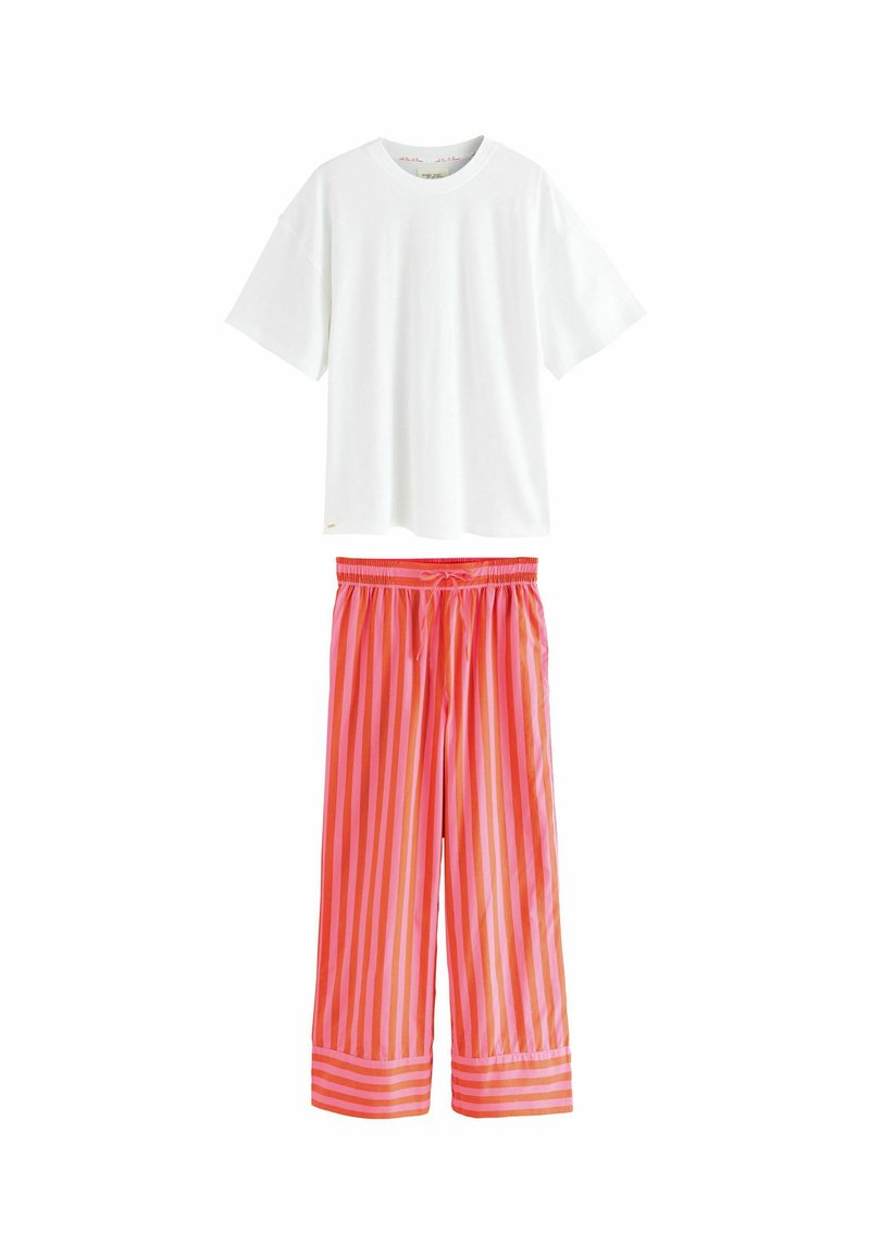 Next SET - Nattøj sæt - fluro pink stripe