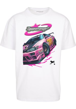 SPEED HEAVY  - Print T-shirt - white