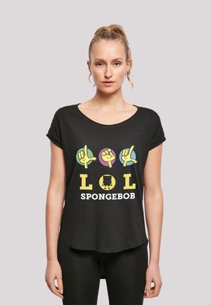 SPONGEBOB SCHWAMMKOPF LOL - Print T-shirt - black
