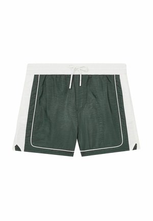 Fürdőnadrág - dark green white