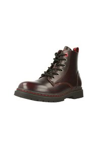 Levi's® MILITAR - Botines con cordones - burdeos
