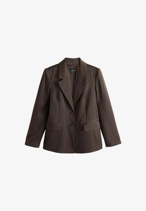 Next, TALL FIT - SATIN BLAZER - Blazer - chocolate brown