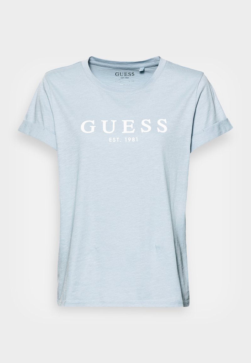 Guess T-shirt print blauw