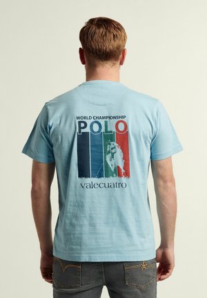 WORLD CHAMPIONSHIP - Camiseta estampada - celeste