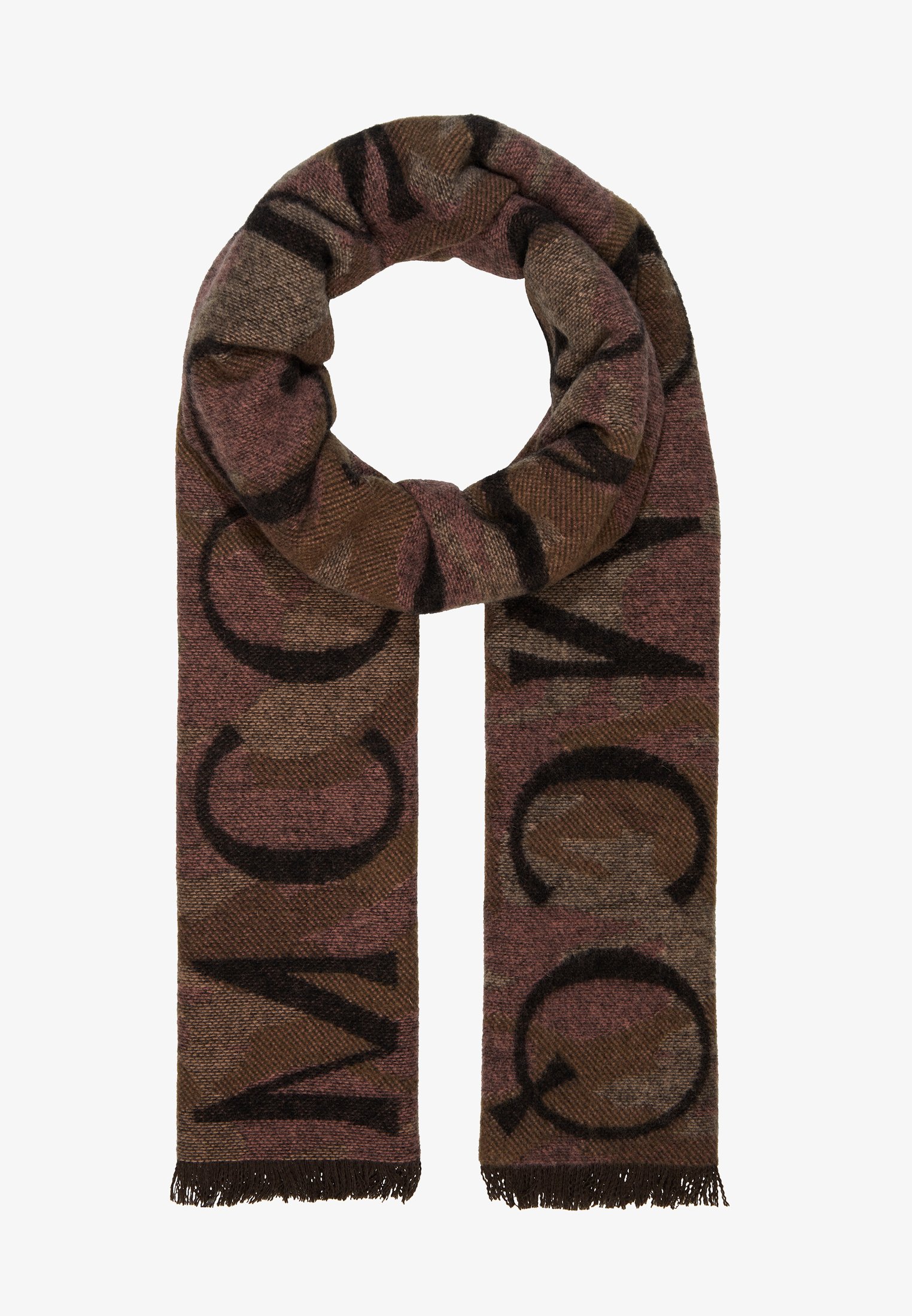 Mcq Alexander Mcqueen Camo Logo Scarf Schal Cameo Pink Khaki Zalando At