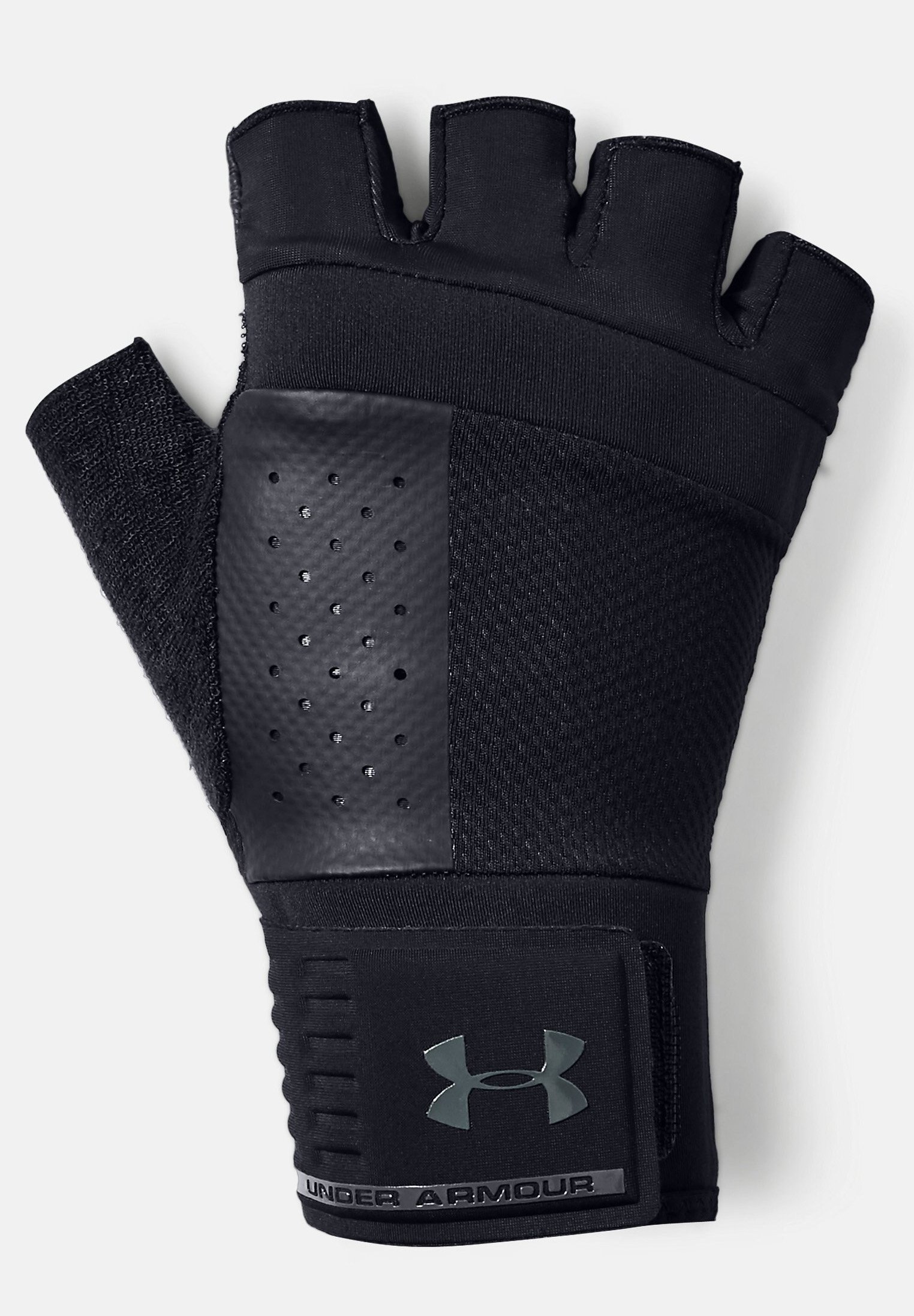 under armour black gloves