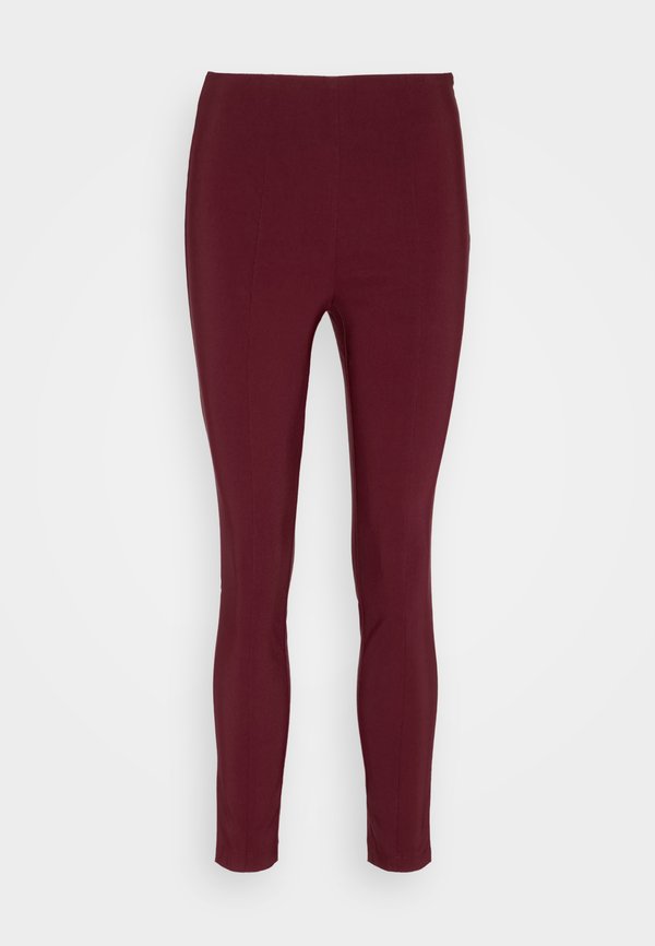 TIGHT ZIPPER - Leggings - Trousers - bordeaux2