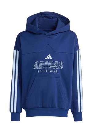 adidas Performance, SUDADERA TIPO CANGURO CON CAPUCHA HOUSE OF TIRO UNISEX - Jersey con capucha - dark blue   glow blue