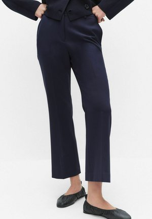 CLAIRE FLARE - Tygbyxor - navy
